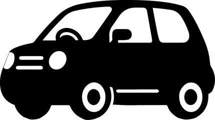 Vintage Car Silhouette Icon