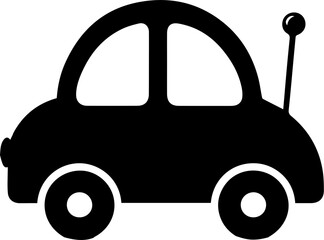 Vintage Car Silhouette Icon