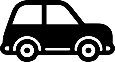 Vintage Car Silhouette Icon