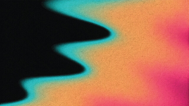 Abstract, colorful rainbow light waves create a stunning gradient design, ideal for a dynamic art or texture background