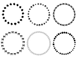 丸いフレーム　C-1