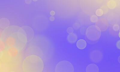Yellow Bokeh Light  On Gradient Background