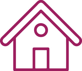 Home simple icon. Vector ICON all icon Viktor
