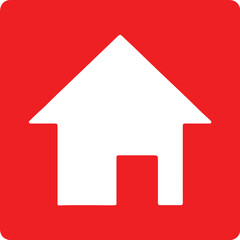 Fototapeta premium Home simple icon. Vector ICON all icon Viktor 