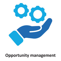 Opportunity management Vector Icon which can easily modify or edit