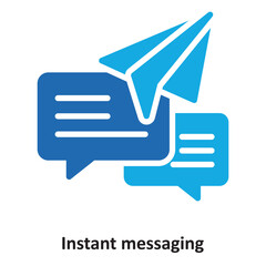 Instant messaging Vector Icon which can easily modify or editInstant messaging Vector Icon which can easily modify or edit