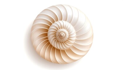 Obraz premium Seashell Spiral Close