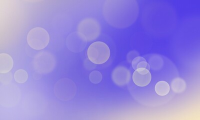 Yellow Bokeh Light  On Gradient Background