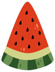 Watermelon Fresh Fruit Vector Illustration