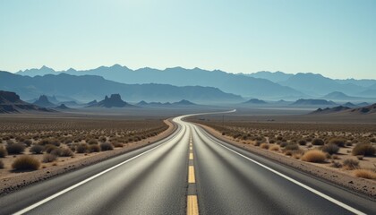 Fototapeta premium road to the mountains