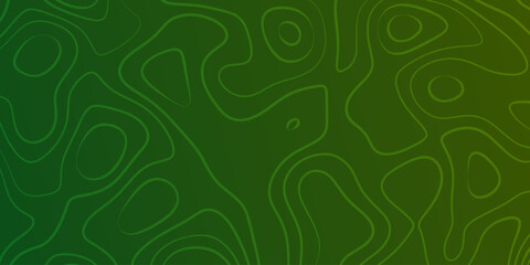 Beautiful green abstract topographic background with gently flowing lines creating an organic pattern