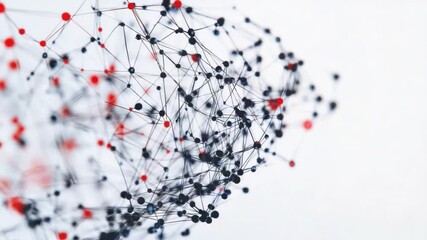 This stunning footage showcases a complex network visualization. Ideal for projects related to technology, data science, and innovation. Emphasizes creativity in digital art. Generative AI - Powered by Adobe