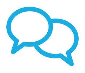 Two speech bubble icon.