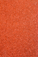 Red running track Synthetic rubber on the athletic stadium