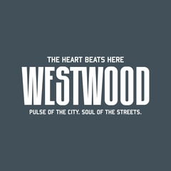 WESTWOOD Typography T-Shirt Design – Urban Street Quote