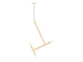 JAX 03-003 , Brass -Black-Silver / Clear crystal , Elegant Lighting Fixture Against white bachground 