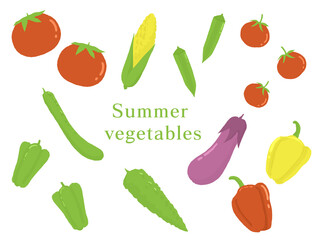 いろいろな野菜のイラストセット