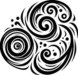 Abstract Spiral Swirl Icon
