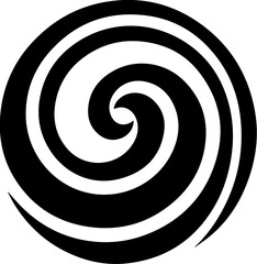 Abstract Spiral Swirl Icon