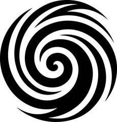 Abstract Spiral Swirl Icon
