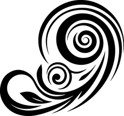 Abstract Spiral Swirl Icon