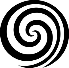 Naklejka premium Abstract Spiral Swirl Icon