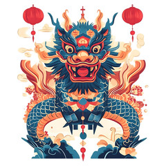 chinese dragon statue