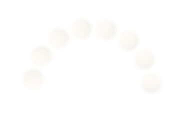 ピンクの丸型ぼかしの半円装飾線　グラフィック素材