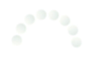 白い丸型ぼかしの半円装飾線　グラフィック素材