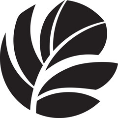 Unique Quality Leaf vector illustration, Leaf silhouette vector art, Leaf isolated line art vector icon design, nature and botanical elements, decorative eco friendly brand for leaf, Leaf icon or logo