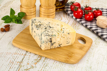 Gourmet blue cheese with mold