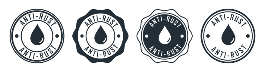 Anti-rust seal set with water drop icon