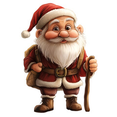 santa claus with gifts