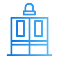 emergency room Gradient icon