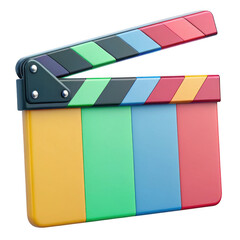  clapboard icon 3D