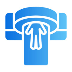 mri scan Gradient icon