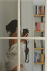 autorretrato en la ventana
