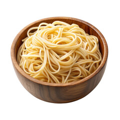 bowl of noodles isolated on transparent background