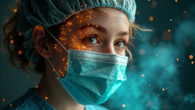 People wearing medical masks