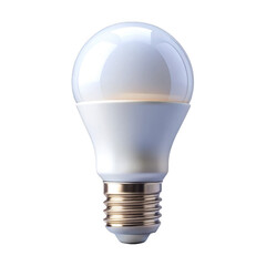 led light bulb isolated on transparent background