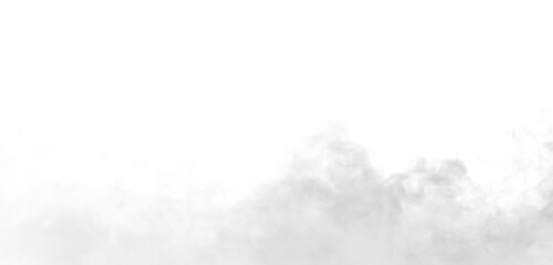 PNG Realistic gray smoke, fog, and vapor cloud. Toxic steam, explosion effect, and mist on dark background. Atmospheric gas and dust for abstract backgrounds or digital design. Vector format. © Alina