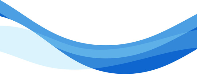 Transparent Wave Business Border