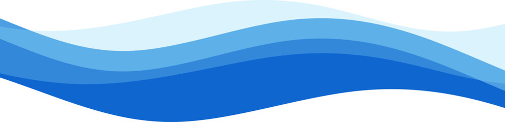 Obraz premium Transparent Wave Business Border