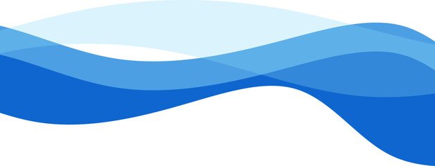 Transparent Wave Business Border