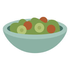 Fruit salad in bowl