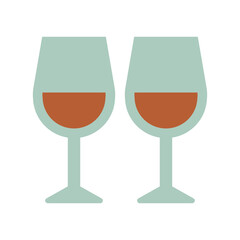 Two glasses of wine