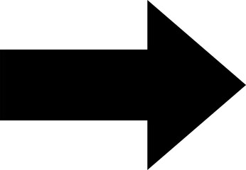 シンプル矢印アイコン_黒い矢印