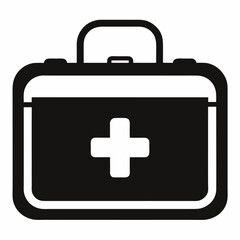 first aid box White Background