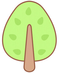 Pastel Tree nature plants