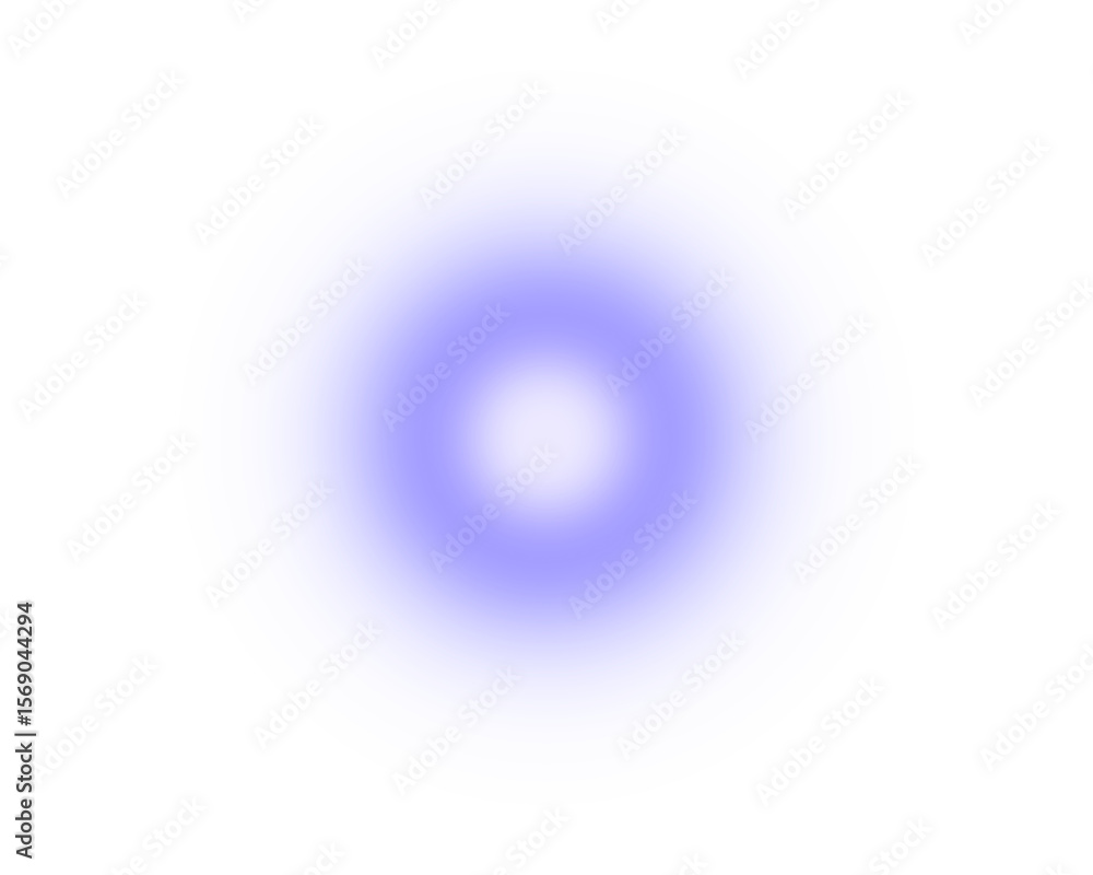 Poster blue gradient circle transparent